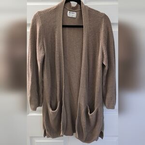 Old Navy Women's Taupe Open Front Cardigan